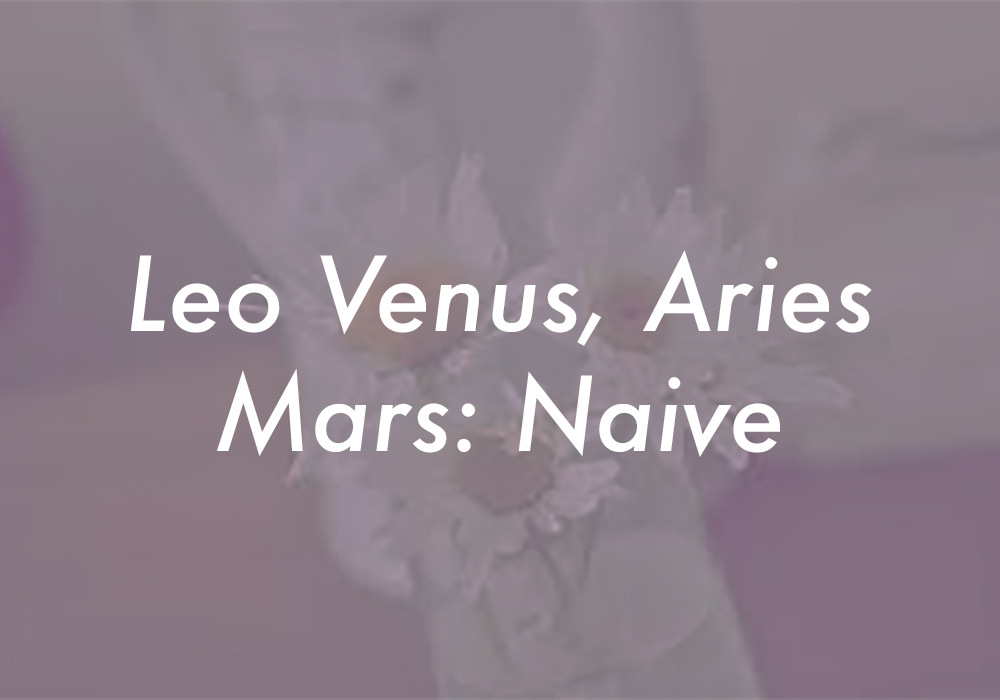 Leo Venus Aries Mars