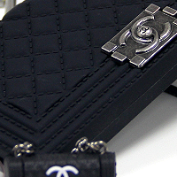 Chanel iPhone Case with Tiny Purse Keychain